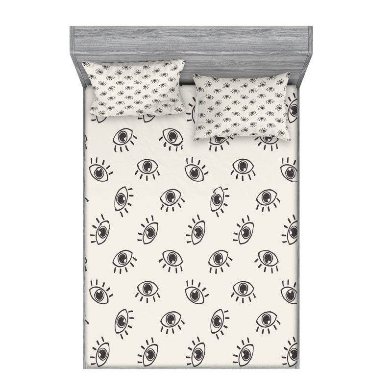 Microfiber Sheet Set, Full Sheet Set with Fitted Sheet