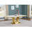 Kimoria Marble Top Pedestal Dining Set-935268914-874498704