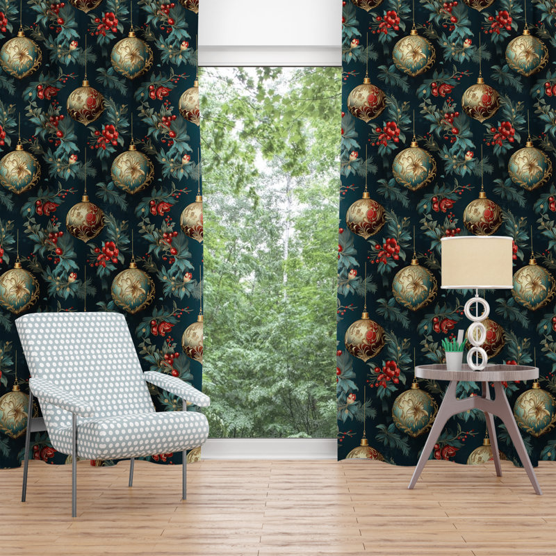 Jainil Room Darkening Curtain Pair, 56" W x 78" L