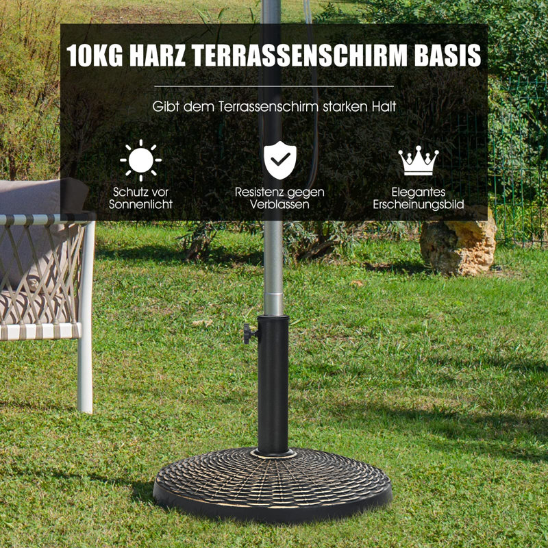 Goggans 10kg Steel Umbrella Base