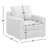 Belgrade Top Grain Genuine Leather Club Chair-741754687