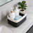 4 Pack Fabric Storage Baskets And Organizer Bins For Shelves, Closet, And Home Organization, Decorative Square Design For Versatile Use-1563655814