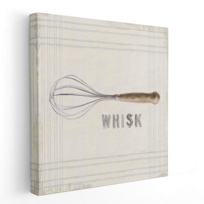 Floursack Kitchen Sign IV Neutral - reproduction d'art sur toile