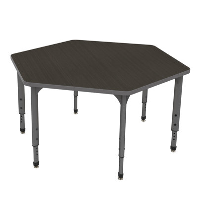Marco Apex Series Adjustable Height Hexagon Activity Table