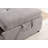 Hannah 35"W Gray Woven Convertible Armchair-1078561537