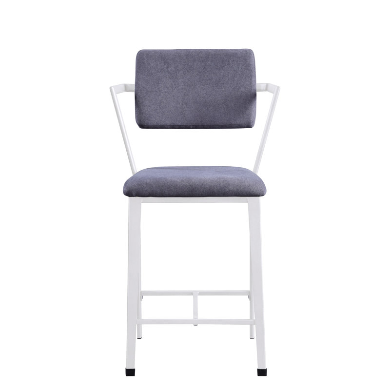 Chaise à hauteur de comptoir Cargo, Blanc