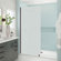 Aston Elyse XL 38 in. W x 80 in. H Fixed Frameless Shower Door with ...