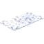 Couvercle rectangulaire en plastique transparent Top Notch®