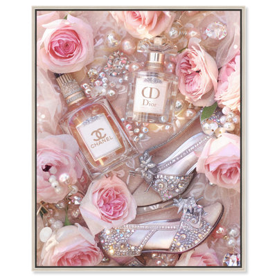 Sparkling Glam Arrangement Canvas Fashion Art by