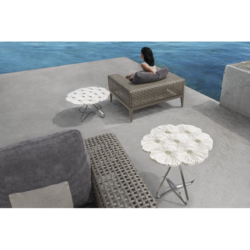 Bouquet Outdoor Coffee Table, White