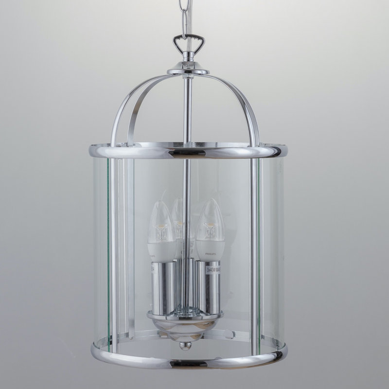 Strasburg 3 - Light Lantern Pendant, Chrome
