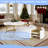 Space-Saving Round Coffee Table Set with Drawer-286605064-286605066