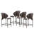 Petti Polyethylene (PE) Wicker Outdoor 25.5'' Counter Stool