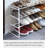 Yamazaki Home Frame Expandable Shoe Rack –Stackable Metal Shoe Organizer For Closets & Small Spaces, 18" - Steel --110248990
