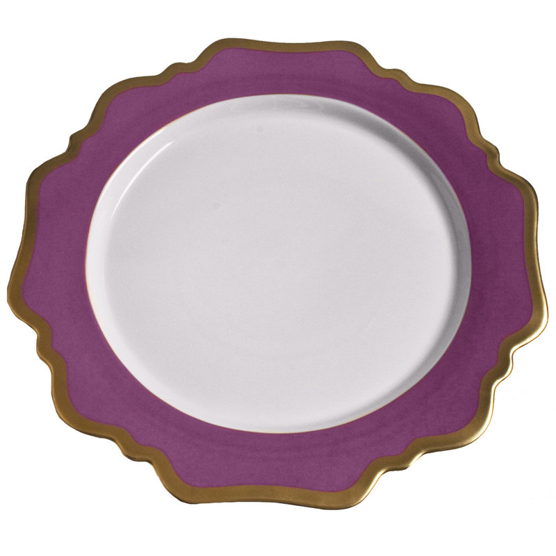 Annas Palette 10.5" Dinner Plate, Purple Orchid