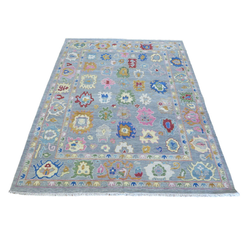 Tapis oriental gris Oushak 9 pi 3 po x 11 pi 9 po ABF8F6CAFE92431EA188E67C7AC531BF