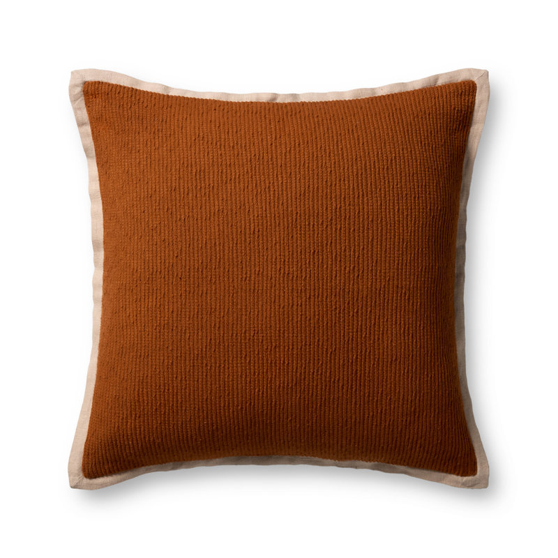Coussin décoratif rouille Loloi, Orange