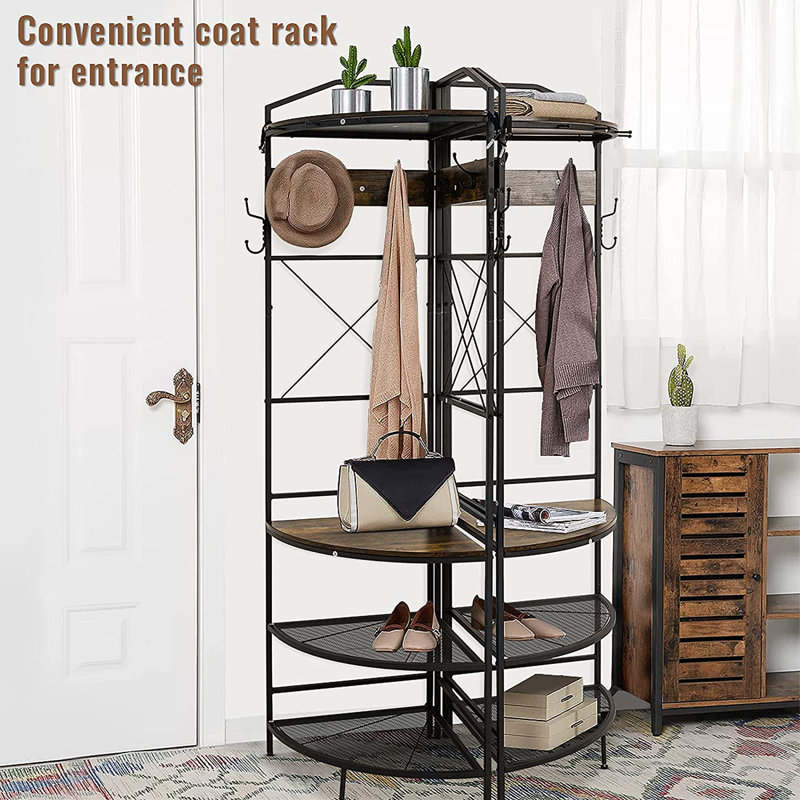 Arey Hall Tree 19.68'' Wide with Bench and Shoe Storage