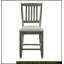 Ensemble de chaises de salle à manger à hauteur de comptoir gris antique et 2 pièces