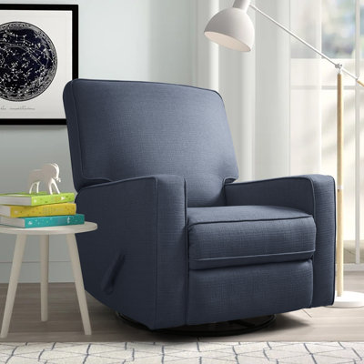 Fauteuil inclinable pivotant manuel Saidee, grand fauteuil inclinable, dossier haut, assise profonde