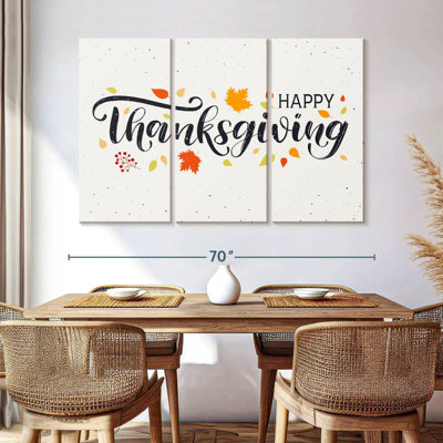 Cursive Thanksgiving Greeting