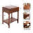 Archvale Rectangular Tiered Mango Wood Side Table