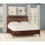 Ensemble de chambre à coucher 3 pièces pour grand lit en noyer Ralston