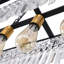 Fircrest 5-Light Island Rectangle Crystal Chandelier