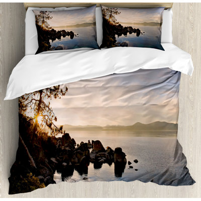 Lake Rustic Mixed Duvet Cover