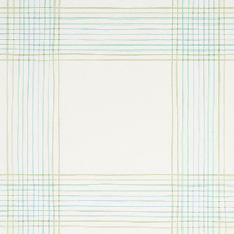 Papier peint à carreaux Minerva, Paon