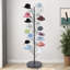 Noir Présentoir à chapeaux en forme d'arbre de style l 19,69 po x P 19,69 po x H 68,90 po avec supports en forme de dôme-338527707