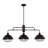 Antigone 3 - Light Oil Rubbed Bronze Kitchen Island Pendant