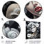 Portrait de femme cubique en noir et blanc - art métallique tendance-101154158