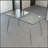 Modern Rectangular Glass Dining Table with Tempered Glass Top and Silver Metal Legs, Versatile for Home and Office Use-1719464142