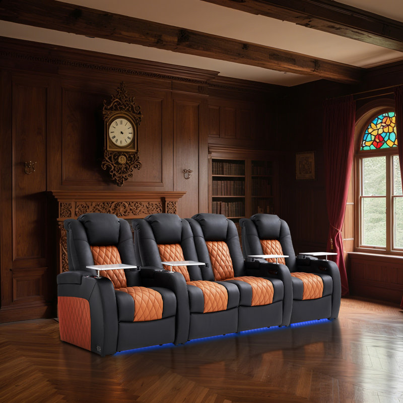 Canapé électrique Fauteuil inclinable électrique Zero Gravity, Noir / chameau