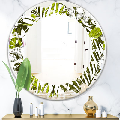 Miroir mural Palm Leaves I