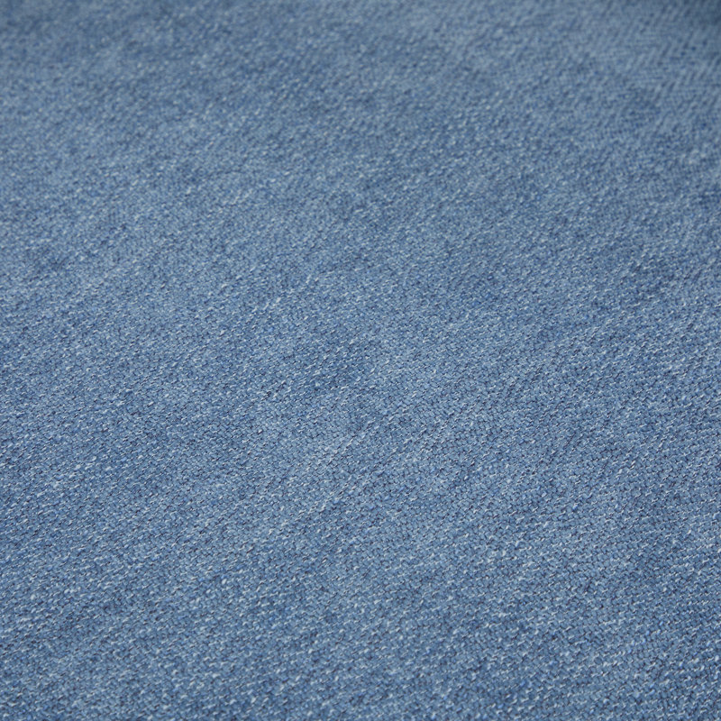 Fauteuil pivotant d'appoint, fauteuil club moderne en chenille bleue pour la maison