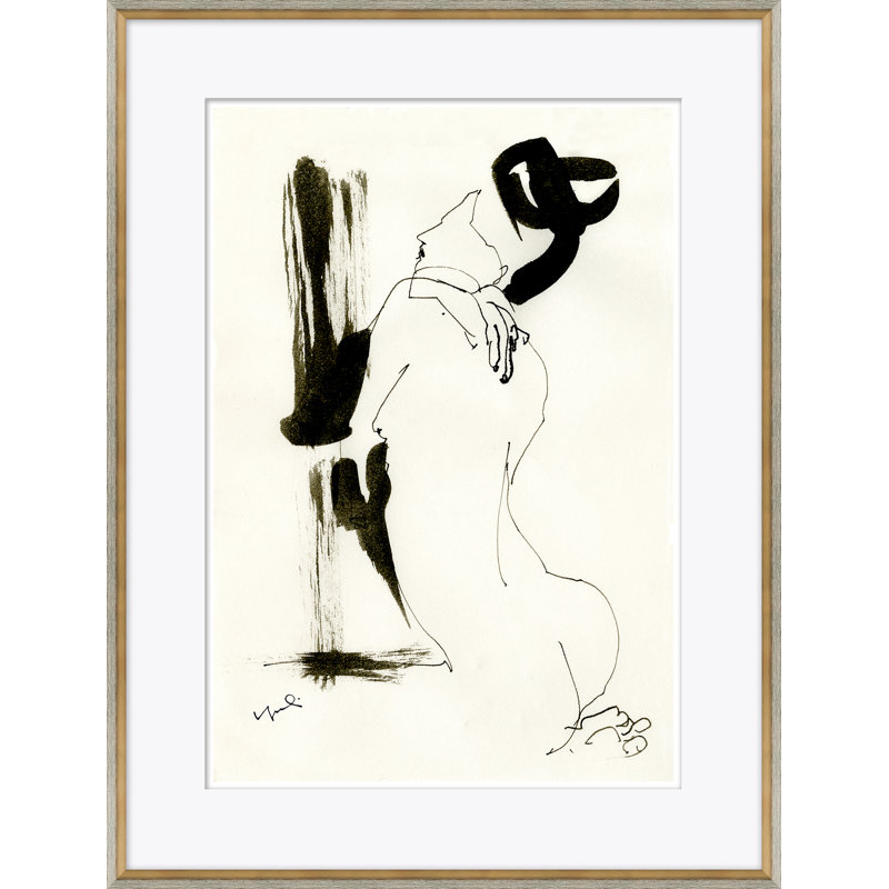 «From the back» par Yuki Osada - reproduction de photo encadrée sur papier