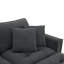Canapé-lit modulaire convertible, ensemble de canapé en L réversible avec coussins gratuits, canapé-lit en velours avec repose-pieds, appartement, bureau,