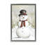 Bonhomme de neige traditionnel dans un cadre flottant, conception par Dogwood Portfolio-1453665857-1453665862