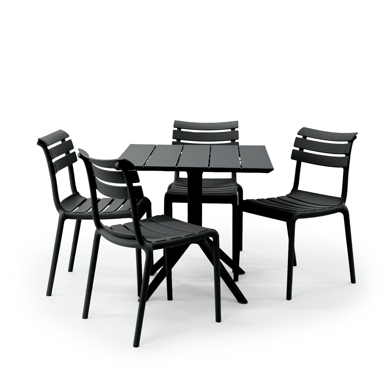 Fillmore 32" Patio Dining Set, Balck