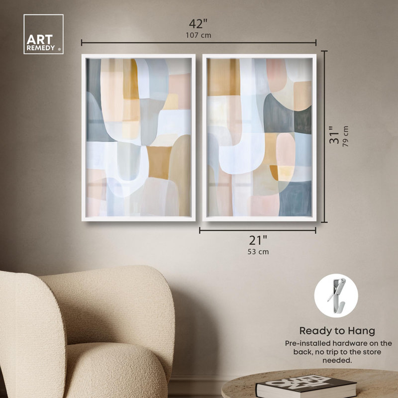 Harmony Living Art , H 31 po x l 21 po, Blanc