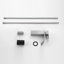 Single Handle Single Hole Bathroom Faucet With Deckplate And Waterfall Spout ( 1 Pack )-111845731