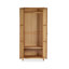 Buddleia 2 Door Solid + Manufactured Wood Wardrobe-1017288129