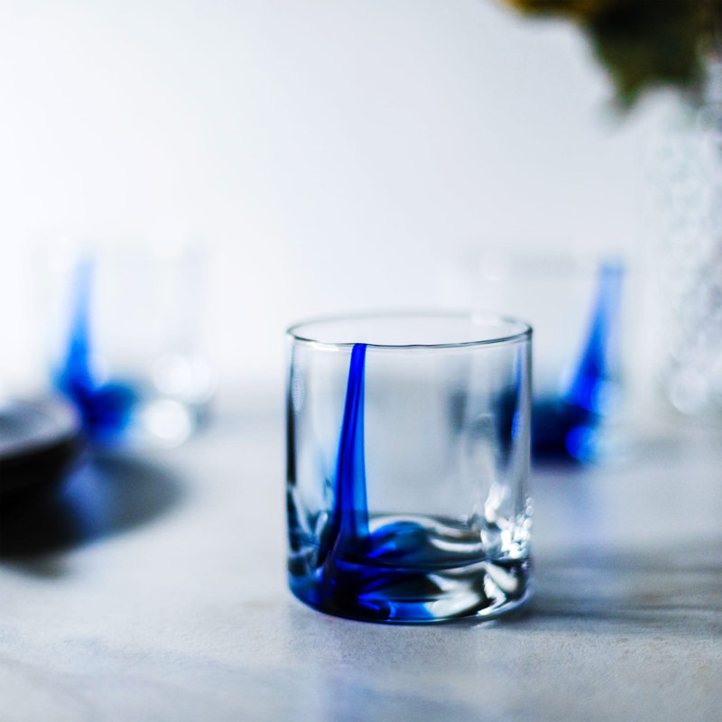 Libbey Blue Ribbon Impressions 8-ounce Rocks Glass Set
