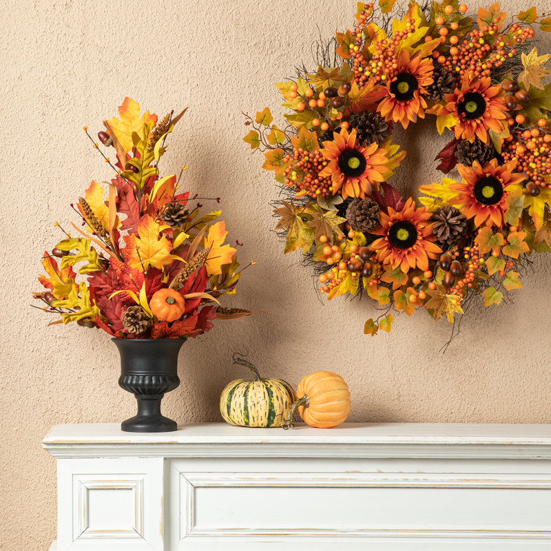 24'' Faux Mixed Assortment Tree in Urn