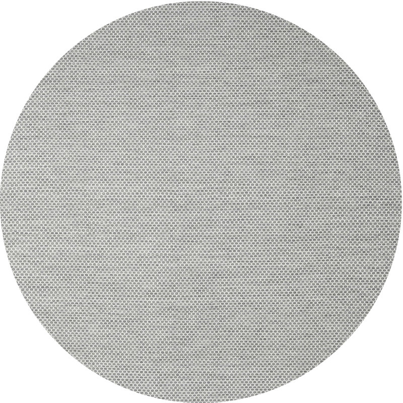 Tapis gris zone contemporaine Stoneham, Rond 8 pi x 8 pi