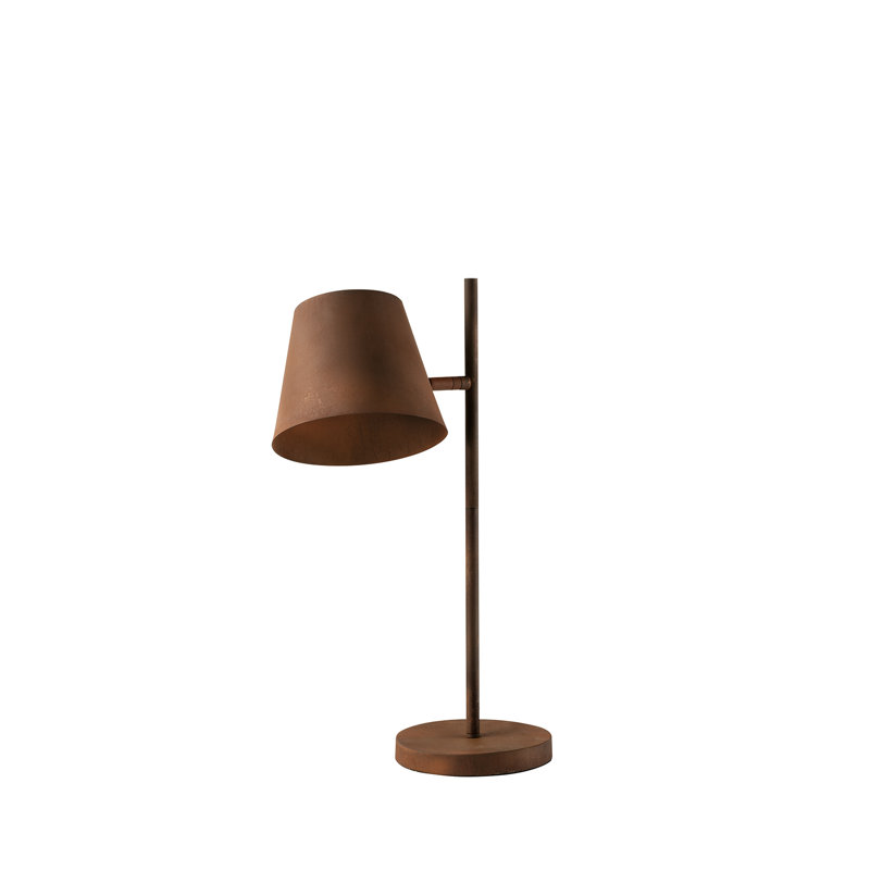 Camika Metal Desk Lamp, Rust