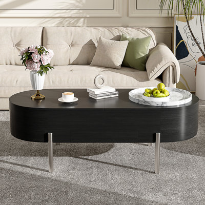 Table basse à plateau relevable avec rangement