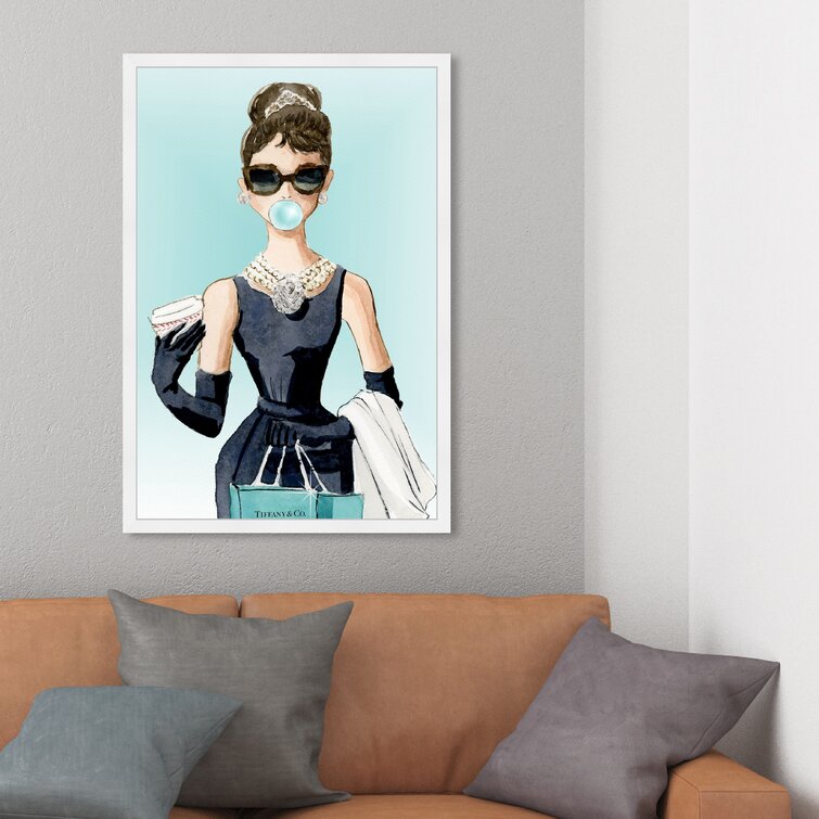 Louis Vuitton Art print “Glam Spa Star” Audrey Hepburn 16x24 Framed Oliver  Gal